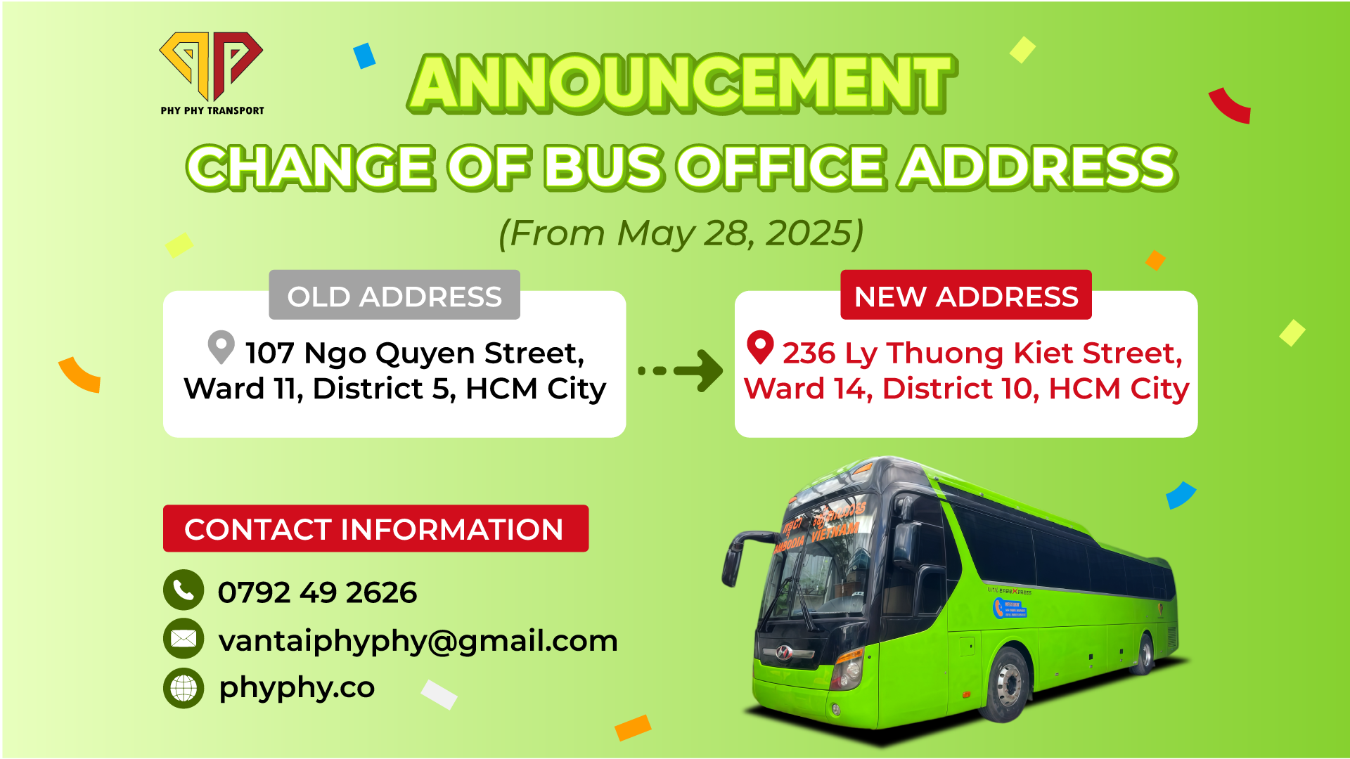 PHYPHY BUSLINE MOVING HOUSE